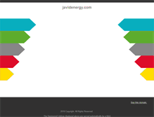 Tablet Screenshot of javidenergy.com